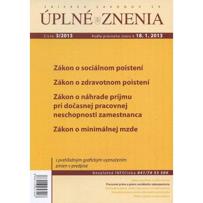 Úplné znenia 3 2013