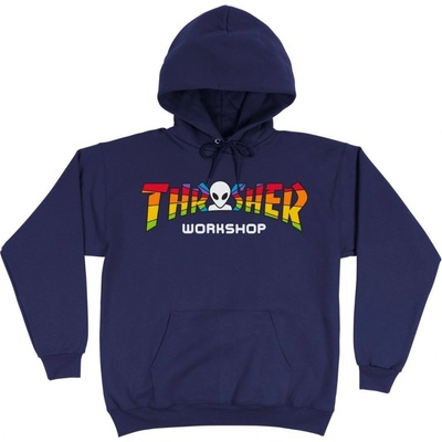 Thrasher AWS SPECTRUM HOOD Navy Blue