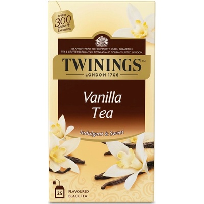 Twinings Černý čaj VANILKA 25 sáčků 50 g