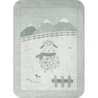 Kikka Boo Супер меко бебешко одеяло 110/140 см Sleepy Sheep (31103020146)