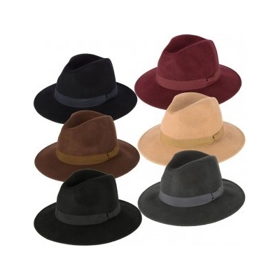 Fedora klobouky čokoládová Gift3 HT-1073-4 – Hledejceny.cz