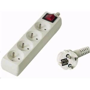 PremiumCord 4 Plug 3 m Switch (PP4K-03)