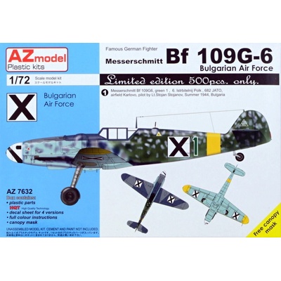 AZ Model Bf 109G 6 Bulgarian Air Force 1:72
