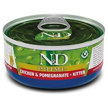 FARMINA N&D cat PRIME kitten chicken & pomegranate консерва 70 g