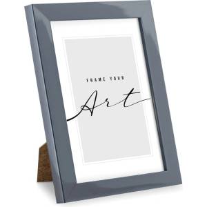 knor Сива пластмасова рамка 19x25 cm (ML15,20,005 silver mist 15x21)