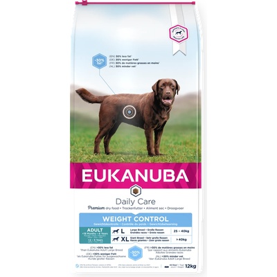 EUKANUBA Daily Care Weight Control Large Breed за кучета от едри породи над 1 година склонни към напълняване 15kg