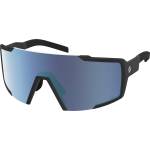 SCOTT Очила за колоездене Scott Sunglasses Shield S3 Cycling glasses - Black / Glas: AMP Beryl Blue Chrome - размер One Size (205-6820-0111)