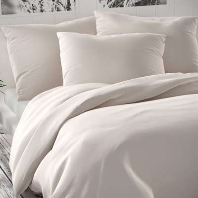 Kvalitex satén obliečky Luxury Collection biela 220x240 2x70x90