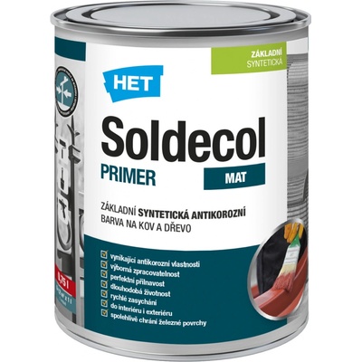 HET Soldecol PRIMER 0,75 l šedá – Zbozi.Blesk.cz