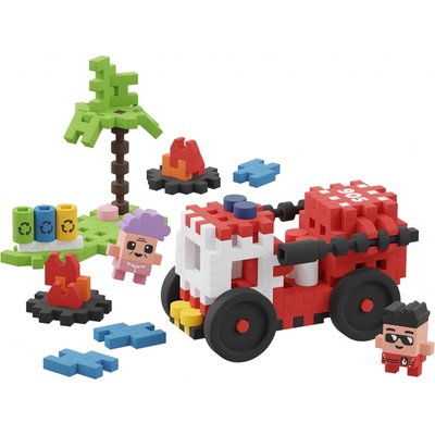 Marioinex MINI Waffle Hasičské auto 80ks