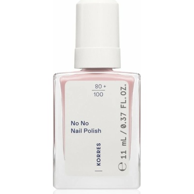 Korres No No Nail Polish ošetrujúci lak na nechty odtieň 17 Creamy Pink 11 ml