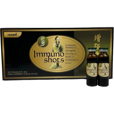 ŠOT na IMUNITU cordyceps astragalus ženšeň reishi echinacea 10 x 10 ml