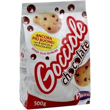 Pavesi Gocciole sušenky s kousky čokolády 500 g
