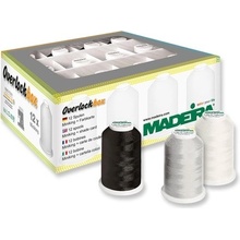 Madeira Overlockové nite Overlockbox 3+1 Black & White