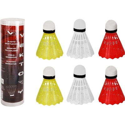 Vektory sport Комплект перца за бадминтон, 6 бр. , цветни vektory sport