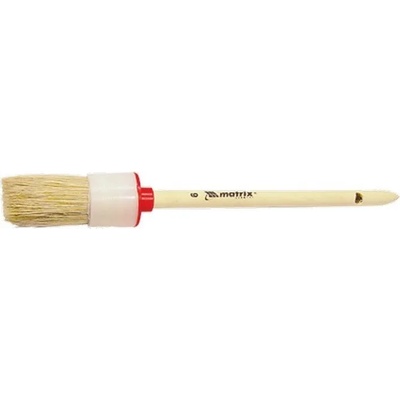 MTX Четка кръгла № 8 (35 mm), естествен косъм, дървена дръжка MTX