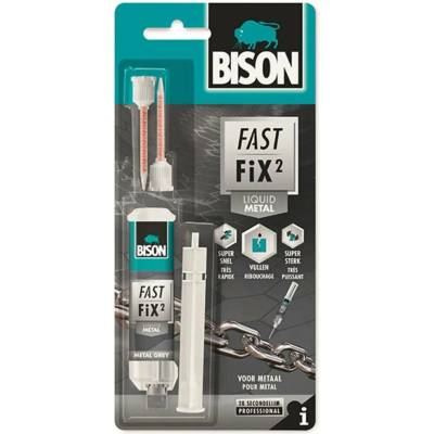 Bison Vteřinové lepidlo FAST FIX METAL 10 g