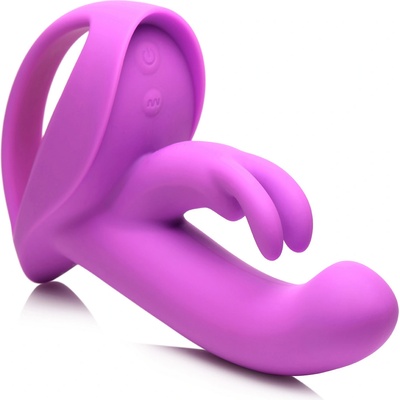 Inmi Come-Hither Rocker 10X Come Hither Silicone Vibrator Purple
