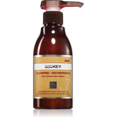 Saryna Key Pure African Shea Butter Damage Repair šampón pre suché vlasy s bambuckým maslom 300 ml