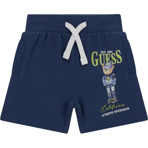 Guess Детски къси панталонки Guess - Мече с шапка и дънки, сини, 12 м (20251-N5RD03-KAD74-G7DR-12M) - ozone