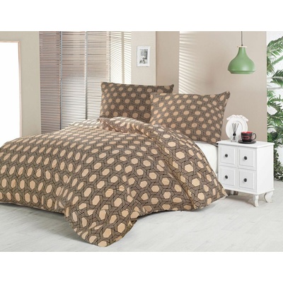 Kvalitex Satén povlečení Luxury Collection CARERO béžové 200x200 2x70x90