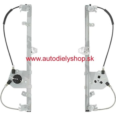 Fiat DOBLO 1/2015- predný mechanizmus okna Pravý /s motorčekom