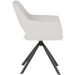 Carmen Трапезен стол reading 2 силиконова кожа - сив 67 (3532379) - xmall