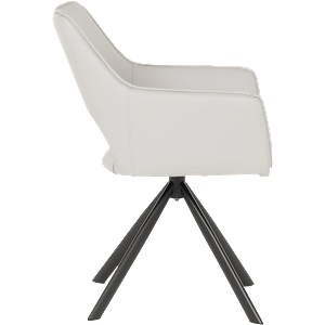 Carmen Трапезен стол reading 2 силиконова кожа - сив 67 (3532379) - xmall