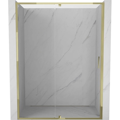 Mexen Exo врати за душ кабина с отваряне 140 см, прозрачни, златни - 819-140-000-50-00 (819-140-000-50-00)