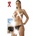 LateX Латексови бикини с външен пенис Blackie I (16 cm)