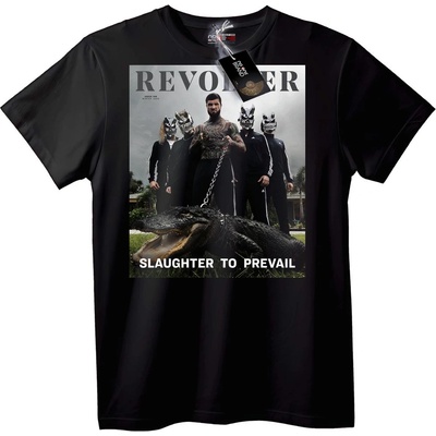 NOONEBRAND Тениска Slaughter to Prevail Револвер - 5XL, White