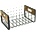 Horecano HOME-Метална касетка ЧЕРЕН МАТ Middle 34.2x24xh16.7cm (WK830741-M) (0185205)