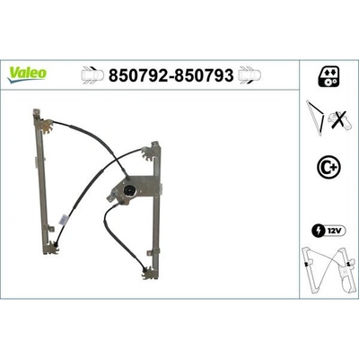 Zvedací zařízení oken VALEO 850792