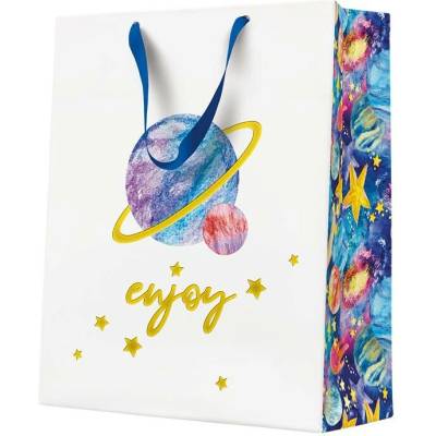 Dárková taška velká - Galaxy adventure 26,5x13x33,5 cm