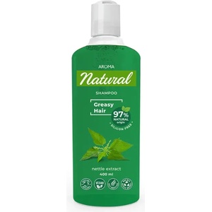 AROMA Natural Шампоан за коса с ектракт от коприва, 400мл