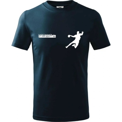 Handball sport tričko detské tmavomodrá