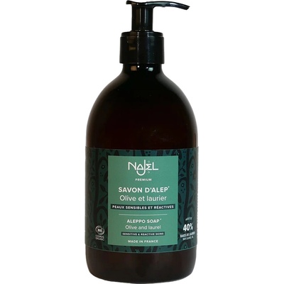 Najel tekuté mydlo Aleppo so 40 % vavrínovým olejom 500 ml