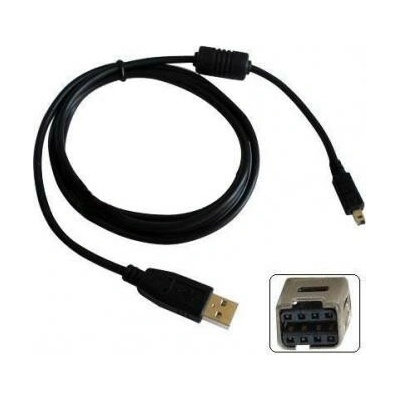 Logo KVU1018801 USB (2.0), USB A male- 8 pin M, 1.8m, černý