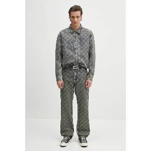 Daily Paper Памучна риза Shield Laser Denim Shirt (2511154)