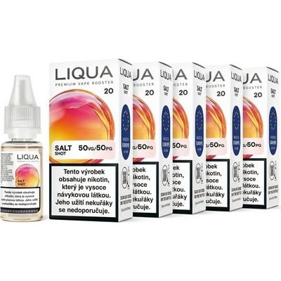 Liqua E-Liquid SHOT SALT VPG 50/50 20 mg 5 x 10 ml
