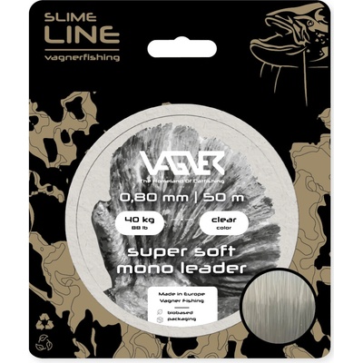VAGNER Super Soft Mono Leader (50m) Velikost: 0,8 – Zboží Dáma