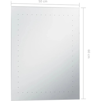 vidaXL LED стенно огледало за баня 50x60 см (144711)