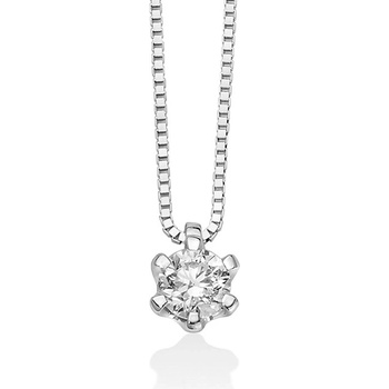 Miluna Retiazka s diamantovým príveskom CLD4326-010G7