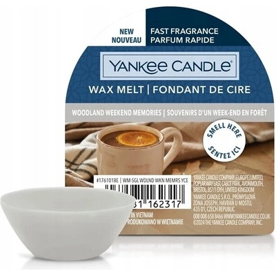Yankee Candle Woodland Weekend Memories voňavý vosk do aromalampy 22 g