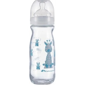 Bebeconfort Стъклена бутилка Bebe Confort - Emotion, 270 ml, 0-12м, White (3102201950) - baby
