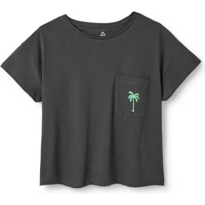 Passenger Дамска тениска Passenger Women's Stack Pocket T-Shirt - Faded Black - размер XS (916-6060-0111)
