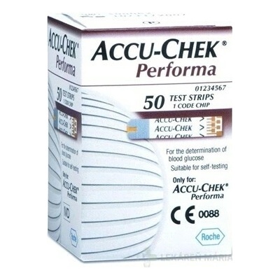 Accu-Chek Performa testovacie prúžky do glukomera 50 ks