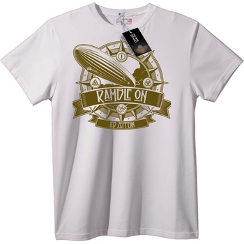 NOONEBRAND Ramble On Led Zeppelin T-Shirt - 2XL, White