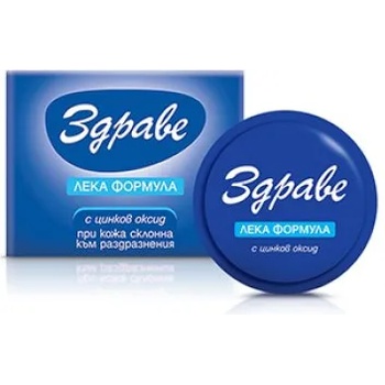 Image 1 of Здраве Крем лека формула с цинков оксид за раздразнена и чувствителна кожа spf 20 40гр