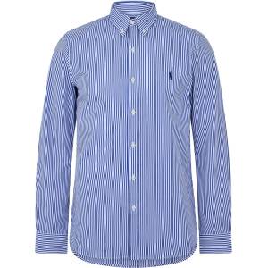 Ralph Lauren Stripe Poplin Slim Fit Shirt - Blue/White 009
